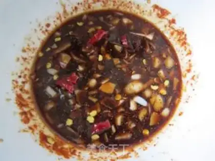 Make Balsam pear mixed with fungus step 2