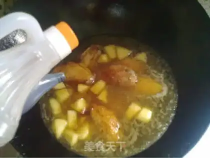 Make Apple chicken wings step 7
