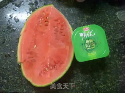 Make Watermelon yogurt step 0