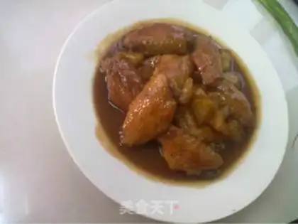 Make Apple chicken wings step 8