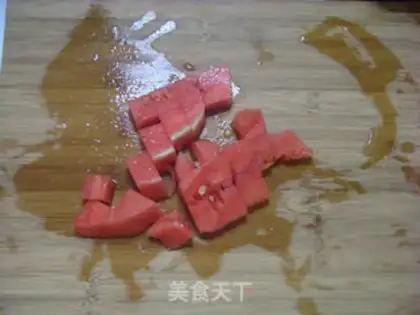 Make Watermelon yogurt step 1