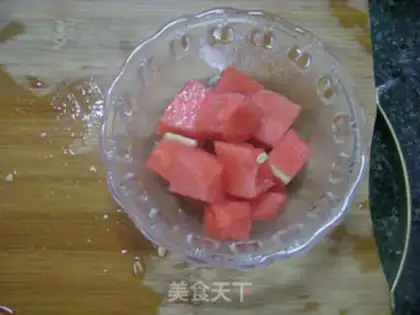 Make Watermelon yogurt step 2