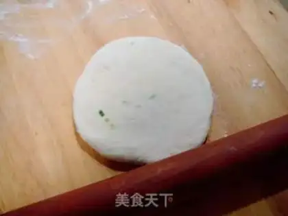 Make scallion cake step 9