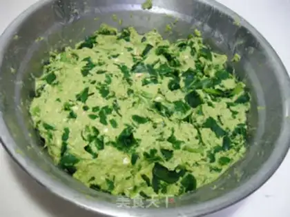 Make Miscellaneous grains and vegetable wotou step 2