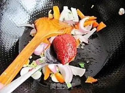 Make Korean spicy fried squid step 6