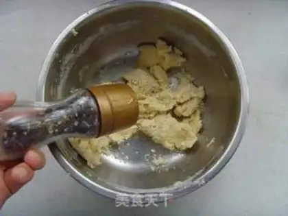 Make Black pepper butter cookies step 4