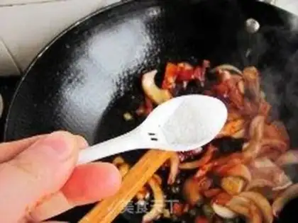 Make Korean spicy fried squid step 8