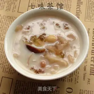 Make Peach glue silver ear soup step 2
