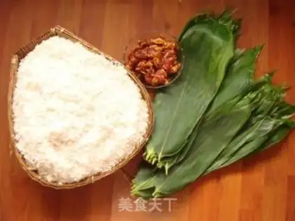 Make a rice dumpling step 0