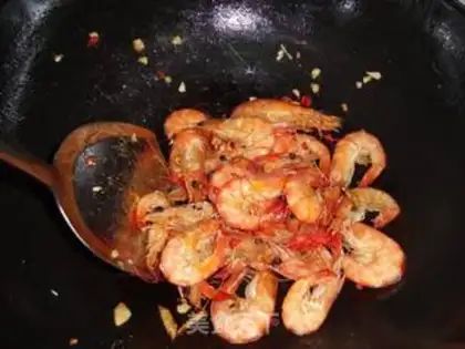 Make Garlic shrimp step 5