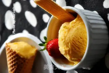 Make mango ice cream step 7