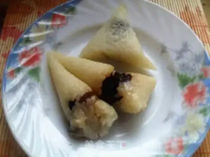 Make Sweet jujube triangle rice dumplings step 17