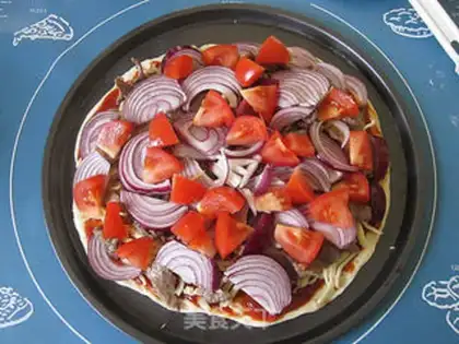 Make Beef pineapple pizza step 11