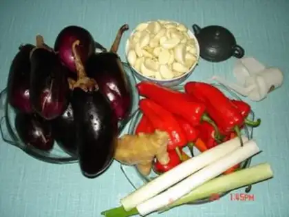 Make Garlic eggplant step 0