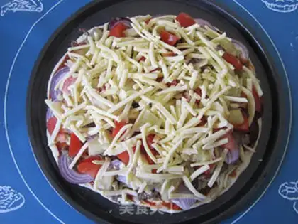 Make Beef pineapple pizza step 13