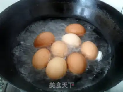 Make Beer Marinated Egg step 1