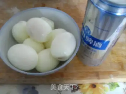 Make Beer Marinated Egg step 2