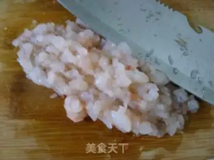 Make Instant noodles shrimp balls step 1
