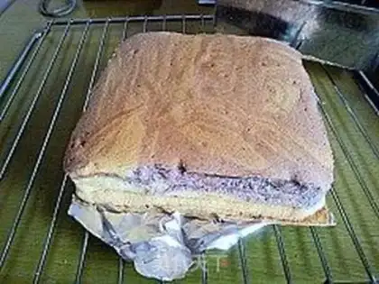 Make Potato marble cake step 19