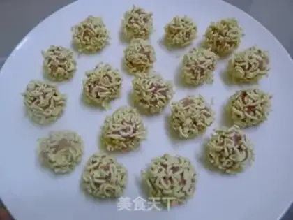 Make Instant noodles shrimp balls step 7