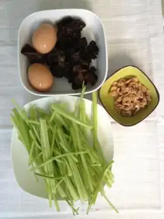 Make Snack of rice celery step 2