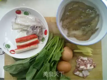 Make Seafood rice noodles step 0
