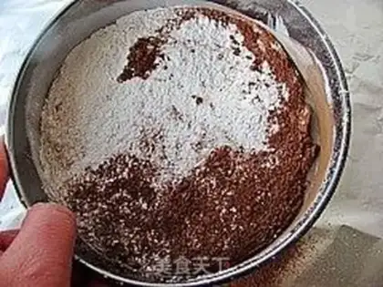 Make Cocoa sponge cake step 1