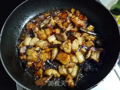 Make Five flowers with potatoes step 8
