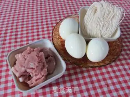 Make Noodle fried eggs step 0