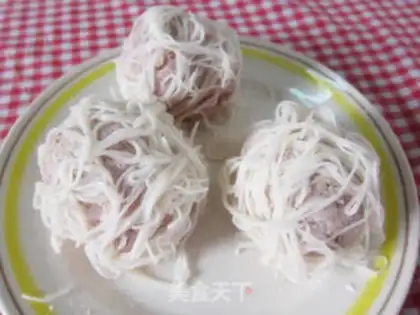 Make Noodle fried eggs step 6
