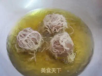 Make Noodle fried eggs step 7