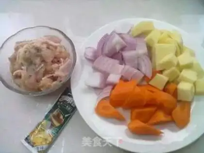 Make Curry potato chicken step 3