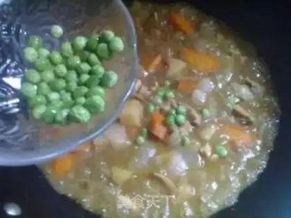Make Curry potato chicken step 11