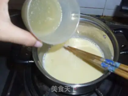 Make Double milk pudding step 4