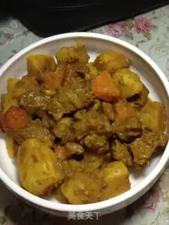Make Curry potato stew step 5