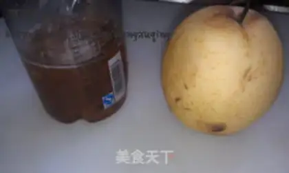 Make Pear and sand step 0