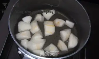 Make Pear and sand step 2