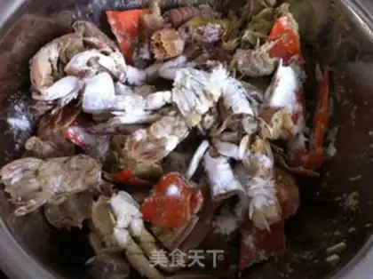 Make Spicy crabs step 2