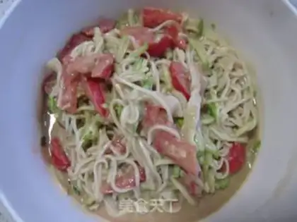 Make Seafood halo noodles step 10