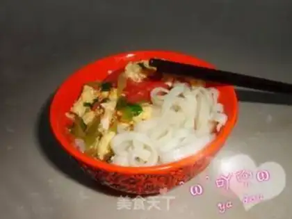 Make Tomato egg noodles step 9