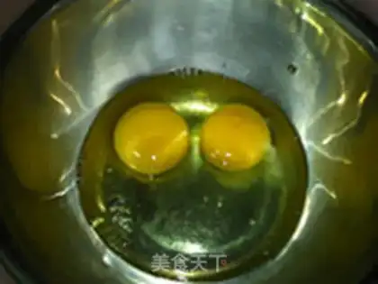 Make Oil-free sponge cake step 1