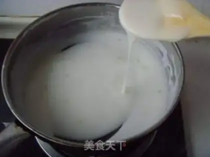 Make Almond tea step 5