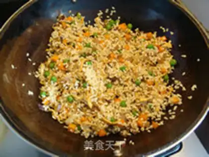Make Curry chicken silk rice step 8