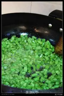 Make Olive food, four season beans step 2