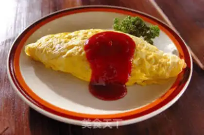 Make Chicken omelet step 4
