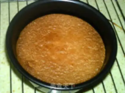 Make Oil-free sponge cake step 12