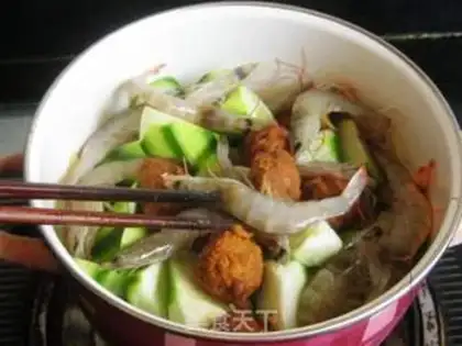 Make Meatball shrimp stew tofu step 10