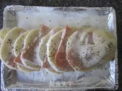 Make Baking bacon potatoes step 6