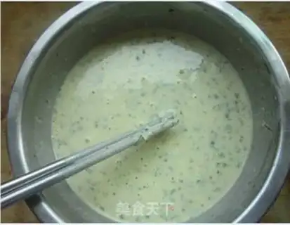 Make Eggcake and sausage step 4
