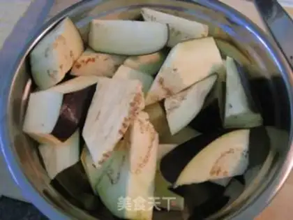 Make Soy eggplant step 1